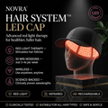 NOVRA LED Cap - Advanced red light therapy for healthier, fuller hair